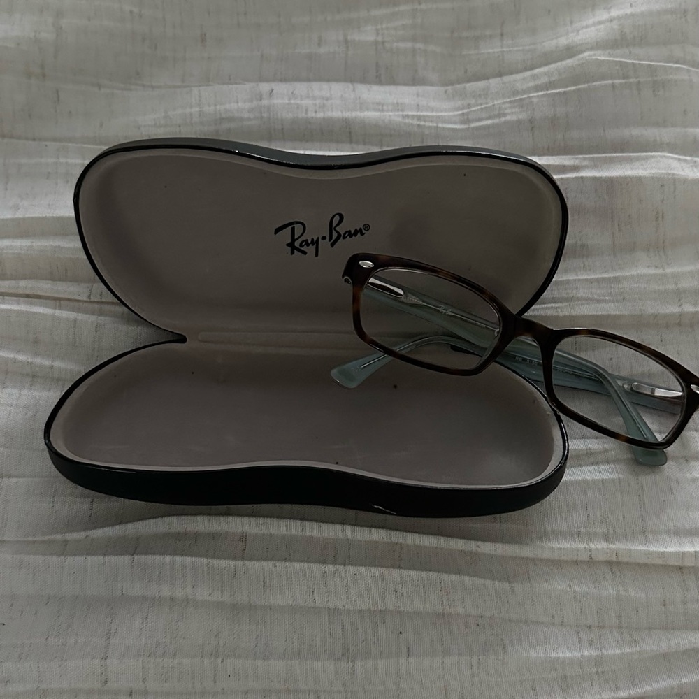 Ray-Ban Brown Frame Glasses with Case
